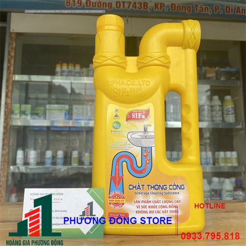 Chất thông cống, chống tắc nghẽn cống SIFA SCS